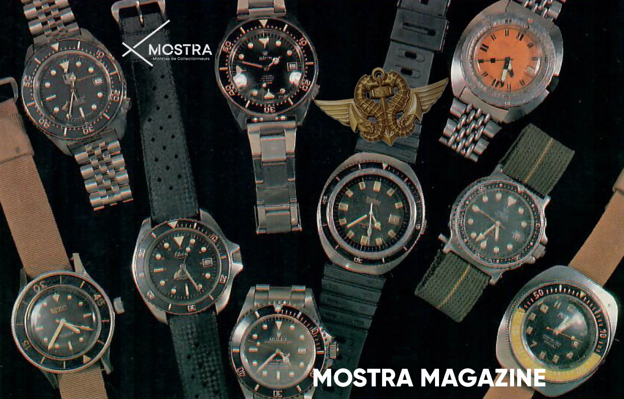 montres de plongées militaires marine nationale nageurs de combat mostra magazine